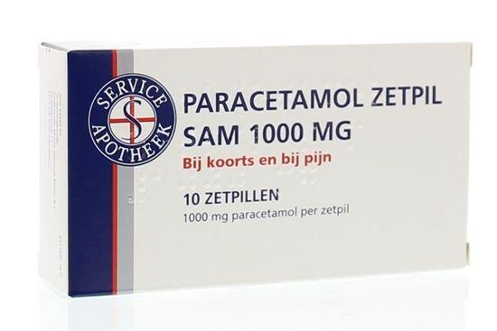 Service Apotheek Paracetamol 1000mg zetpil 10st