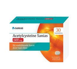 Sanias Acetylcysteine 600mg bruistablet 30tb