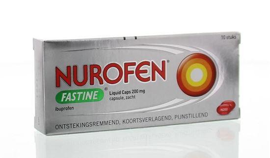 Nurofen Fastine Liquid Caps 200mg 10caps