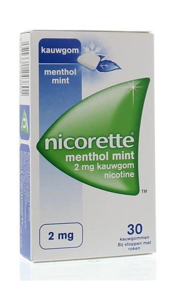 Nicorette kauwgom 2mg Menthol Mint 30st