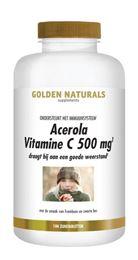 Golden Naturals Acerola vitamine C 500 mg