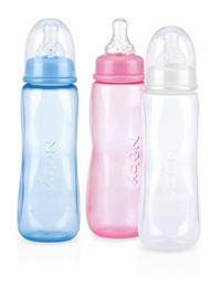 Nuby Fles standaard medium flow speen 240 ml