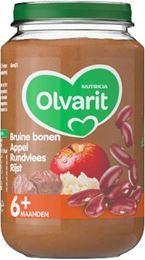 Olvarit Bruine bonen appel rundvlees rijst 6M01