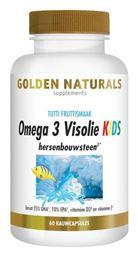 Golden Naturals Omega 3 visolie kids 60 Capsules