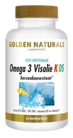 Golden Naturals Omega 3 visolie kids 60 Capsules