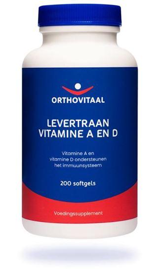 Orthovitaal Levertraan Vitamine A en D 200 Softgels