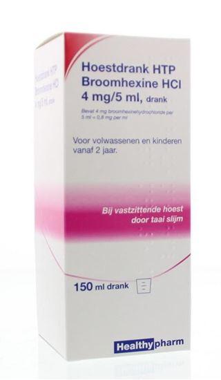 Healthypharm Hoestdrank broomhexine HCI 4 mg/5ml 150 Milliliter