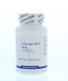 Biotics L-Lysine 500 mg 100 Capsules