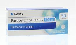 Sanias Paracetamol 500 mg 50 Tabletten