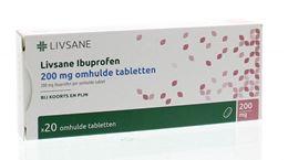 Livsane Ibuprofen 200 mg omhuld 20 Tabletten