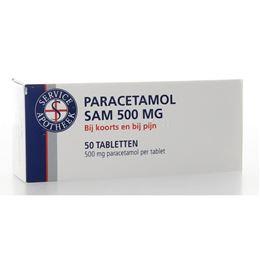 Service Apotheek Paracetamol 500 mg 50 Tabletten