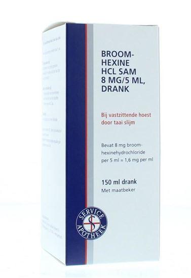 Service Apotheek Broomhexine HCL 8 mg/5 ml 150 Milliliter