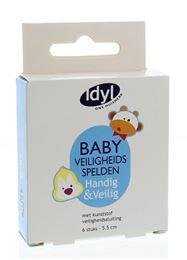 Idyl Baby veiligheidsspelden 5.5 cm 6 Stuks