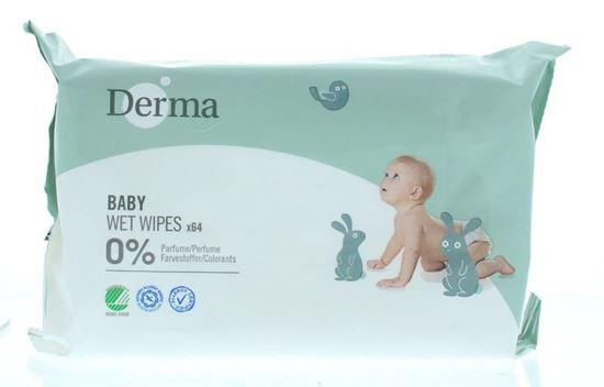 Derma Eco Babydoekjes 64 Stuks