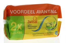 Zwitsal Billendoekjes met lotion 65 stuks 2 Stuks