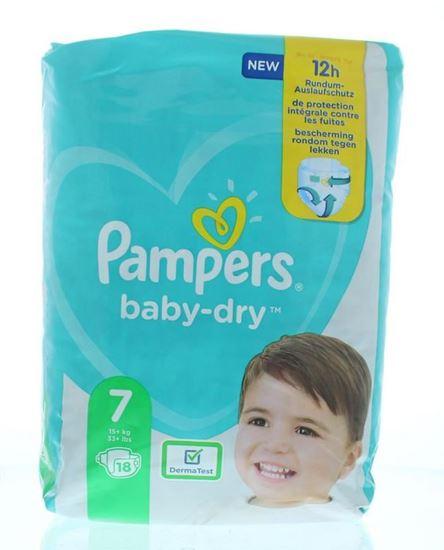 Pampers Baby dry luiers MT7 18 Stuks