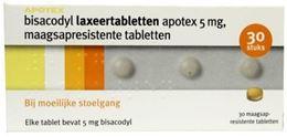 Apotex Bisacodyl 5 mg 30 Tabletten