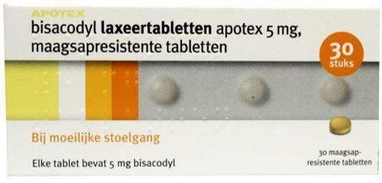 Apotex Bisacodyl 5 mg 30 Tabletten