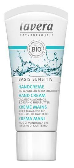 Lavera Basis Sensitiv handcreme creme mains mini EN-FR-DE 20 Milliliter