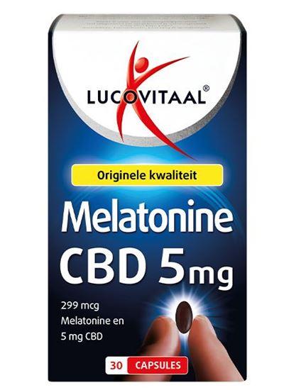 Lucovitaal Melatonine CBD 5 mg 30 Capsules