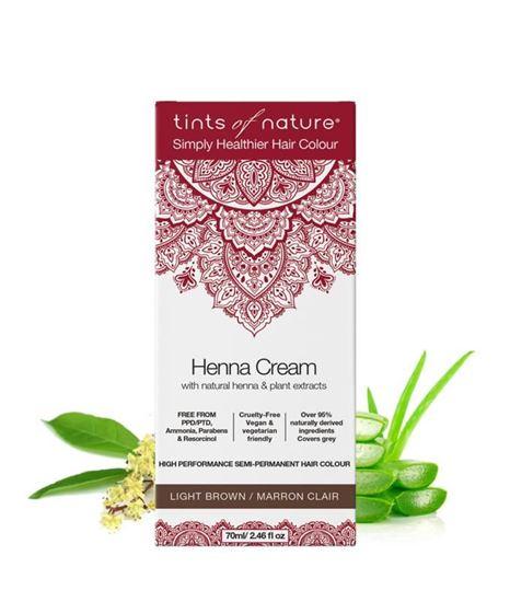 Tints Of Nature Henna cream light brown semi permanent 70 Milliliter