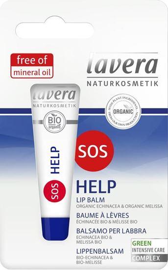 Lavera Lippenbalsem lip balm SOS help EN-FR-IT-DE 8 Milliliter