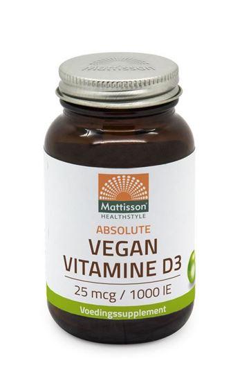 Mattisson Vegan vitamine D3 25 mcg/1000IE 120 Capsules