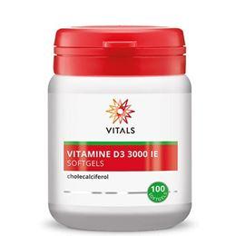 Vitals Vitamine D3 3000IE 100 Softgels