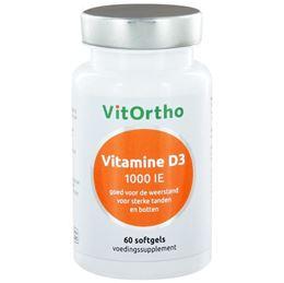 Vitortho Vitamine D3 1000 IE 60 Softgels