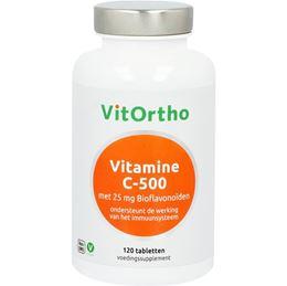 Vitortho Vitamine C-500 met 25 mg bioflavonoiden 120 Tabletten