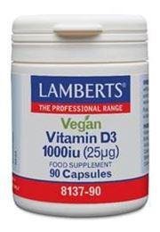 Lamberts Vitamine D3 1000IE 25 mcg vegan 90 Capsules