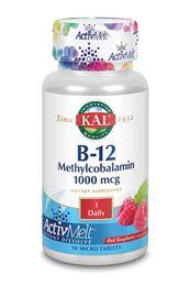 KAL Vitamine B12 1000 mcg methylcobalamine ActivMelt 90 Tabletten