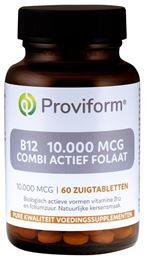 Proviform Vitamine B12 10.000 mcg combi actief folaat 60 Zuigtabletten