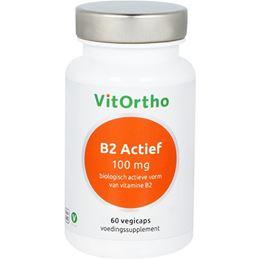 Vitortho B2 Actief 100 mg 60 Vegetarische capsules