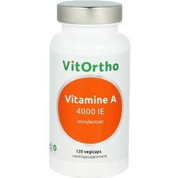 Vitortho Vitamine A 4000IE 120 Vegetarische capsules