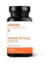 Cellcare Vitamine D3 75 mcg 3000IE 90 Softgels