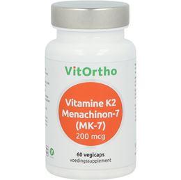 Vitortho Vitamine K2 menachinon 7 200 mcg 60 Vegetarische capsules