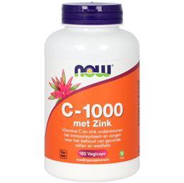 NOW C-1000 met Zink 180 Vegetarische capsules