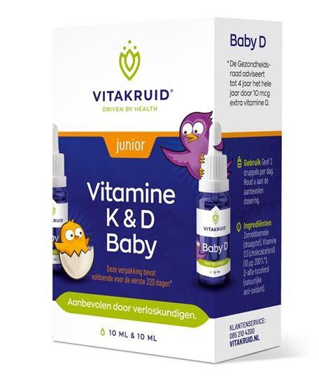 Vitakruid Vitamine K & D baby druppels 10 ml 20 Milliliter