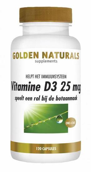 Golden Naturals Vitamine D3 25 mcg 120 Softgels