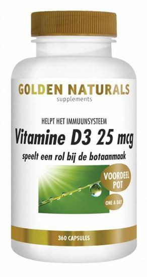 Golden Naturals Vitamine D3 25 mcg 360 Softgels