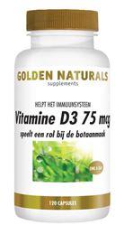 Golden Naturals Vit D3 75 mcg 120 Softgels