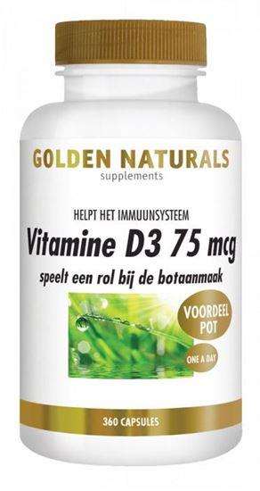 Golden Naturals Vitamine D3 75 mcg 360 Softgels