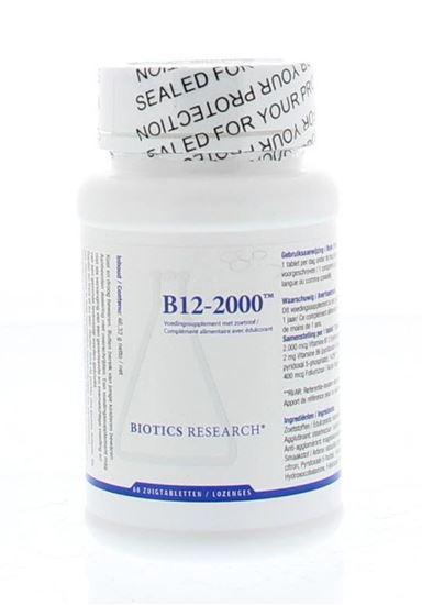 Biotics Vitamin B12 2000 mcg 60 Tabletten