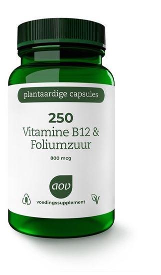 AOV 250 Vitamine B12 & foliumzuur 60 Vegetarische capsules