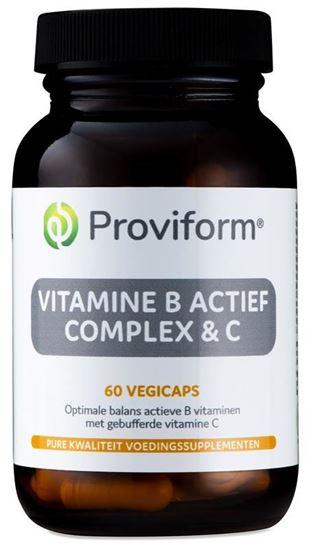 Proviform Vitamine B actief complex & C 60 Vegetarische capsules