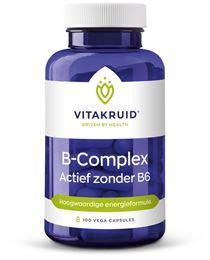 Vitakruid B-Complex actief zonder B6 100 Vegetarische capsules