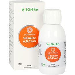 Vitortho Vitamine A D E en K liposomaal 100 Milliliter