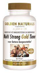 Golden Naturals Multi strong gold tiener 60 Vegetarische capsules