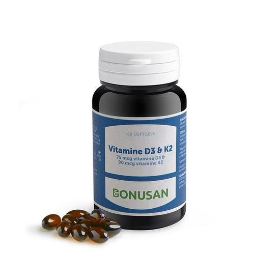 Bonusan Vitamine D3 & K2 60 Softgels